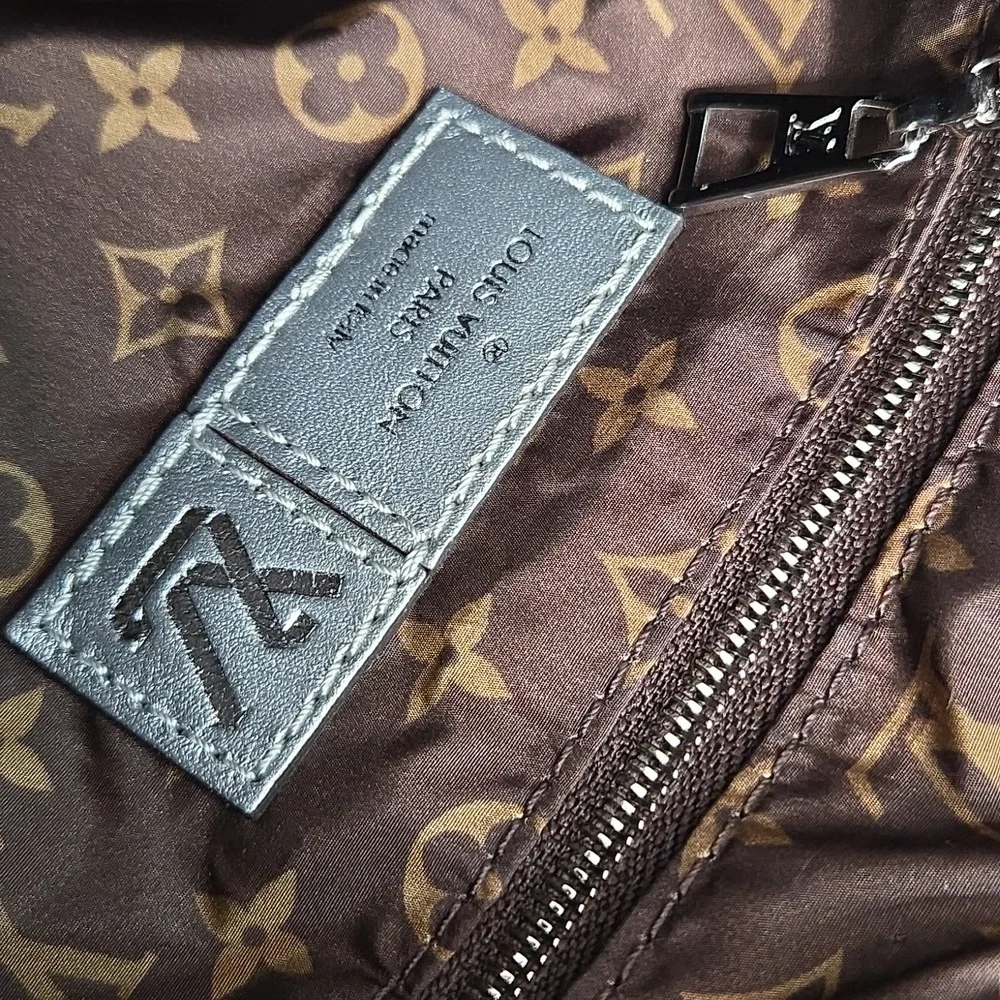 Louis Vuitton Limited Edition Silver Giant Monogram Econyl Pillow Speedy 25 - Picture 11 of 12